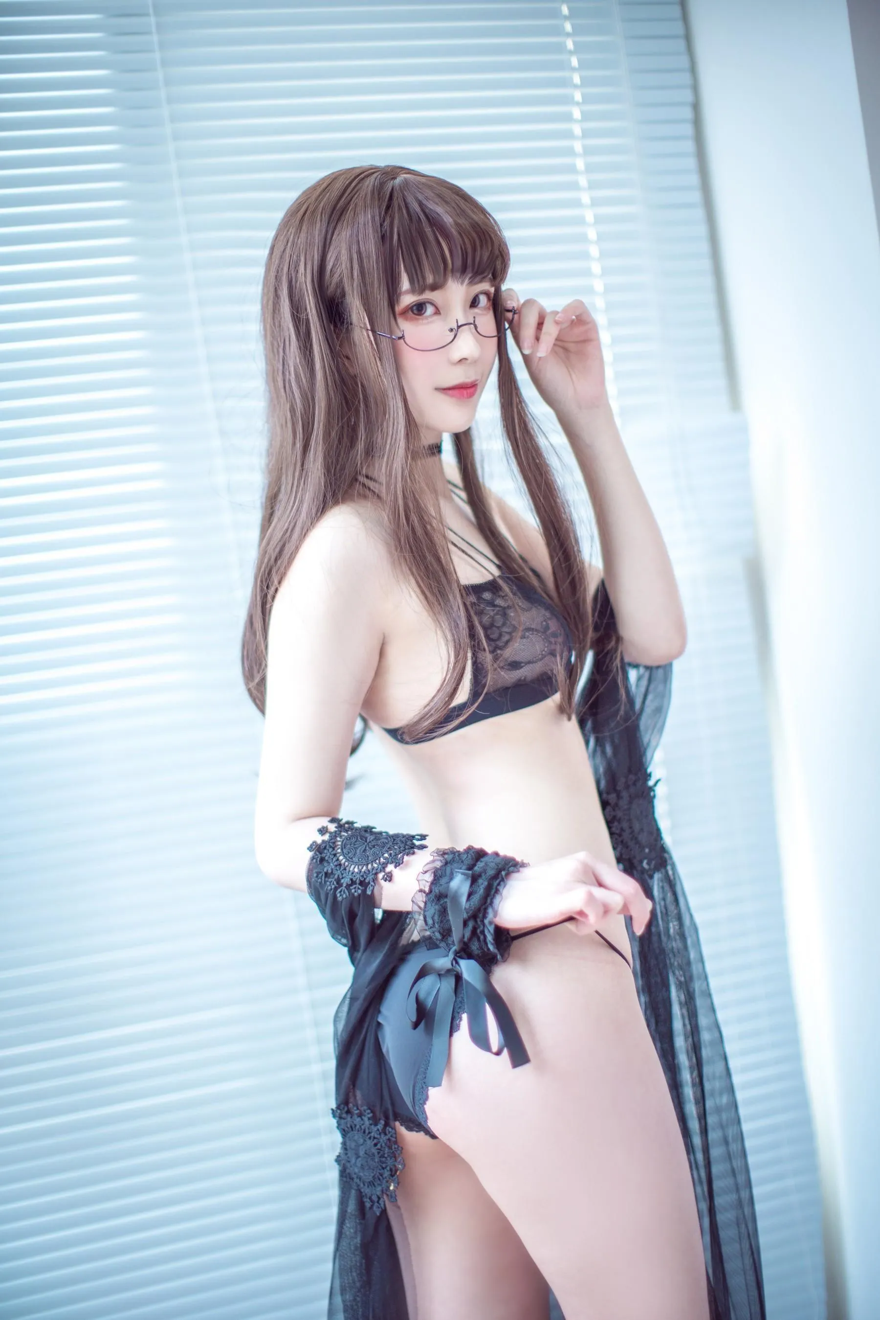 Sakiiii翎柒 – NO.12 蕾丝睡衣 [24P]插图9